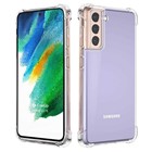 CaseUp Samsung Galaxy S21 FE Kılıf Titan Crystal Şeffaf